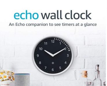 Echo Wall Clock – Only $23.99!