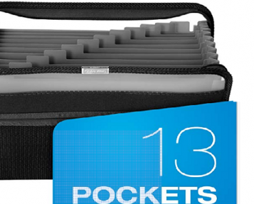Pendaflex 13-Pocket Fabric/Poly Expanding Zip File Only $8.07! (Reg. $20)