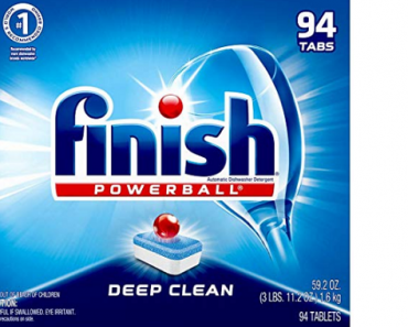 Finish – All in 1 (94ct) Dishwasher Detergent Tablets Only $10.69!