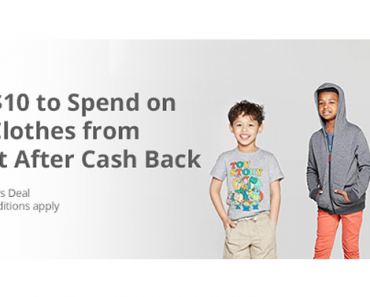 LAST DAY! Awesome Freebie! Get a FREE $10 to Spend on Kids Clothes from Target and TopCashBack!