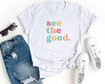 Colorful Words Tee – Only $16.99!