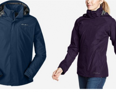 Men & Women’s Eddie Bauer Rainfoil Packable Rain Jackets Only $39.99! (Reg. $99)