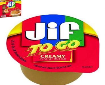 Jif To Go Creamy Peanut Butter, 48-1.5 Ounce Cups – Only $11.34!