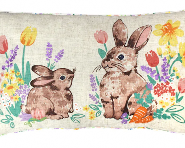 Kohl’s 30% Off! Earn Kohl’s Cash! Stack Codes! FREE Shipping! Celebrate Easter Together Bunny Family Throw Pillow – Just $14.69!