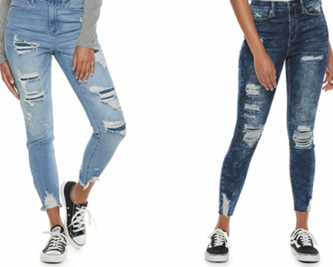 Kohl’s 30% Off! Earn Kohl’s Cash! Stack Codes! FREE Shipping! Juniors’ SO FLX Stretch High Rise Jeggings – Just $19.59!