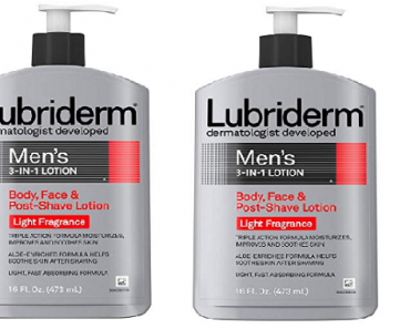 Lubriderm Men’s 3-In-1 Lotion 16 oz. Only $5.68 Shipped! Great Reviews!