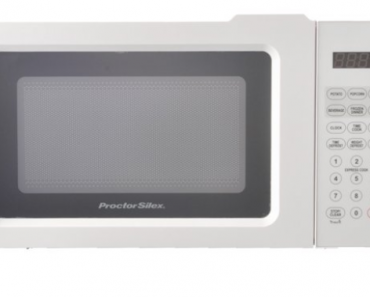 Proctor Silex 0.7 Cu.ft White Digital Microwave Oven Only $39.99 Shipped! (Reg. $50)