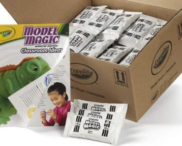 Crayola Model Magic Classpack, White Clay, Modeling Clay Alternative, 75 Single Packs – Only $18.71!