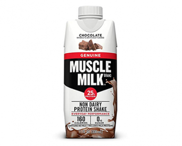 Muscle Milk Genuine Protein Shake, Chocolate, 12 Count – Just $11.29!