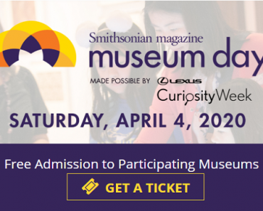 FREE Admission For Two To Any Participating Museum On April 4th! Register For Tickets Today!