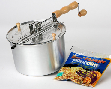 Wabash Valley Farms Whirley-Pop Stovetop Popcorn Popper – Just $29.99!