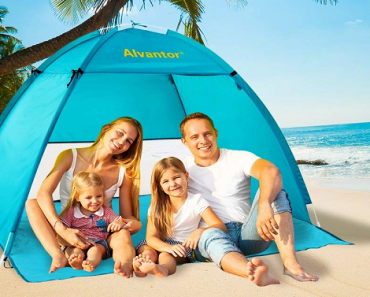Highly Rated Pop-Up Beach Tent Sun Shelter Only $39.99 Shipped!