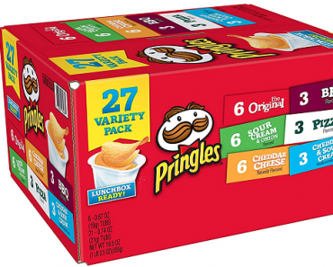 Pringles Snack Stacks Potato Crisps Chips, Flavored Variety Pack (27 Cups) Only $8.53 Shipped!