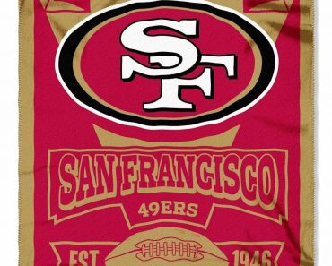 NFL Team Soft Fleece 50″ x 60″ Throw Only $15.99!