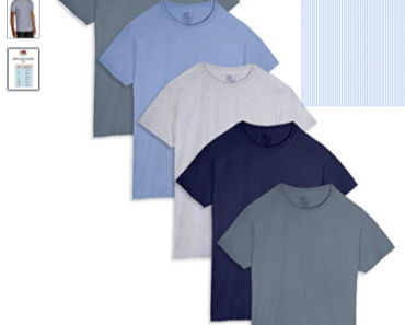 Men’s Fruit of the Loom 5-pack T-Shirts Only $11.05!