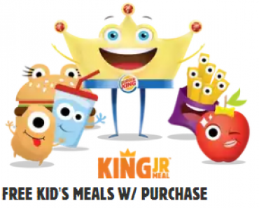 Up to Two Free Kids’ Meals at Burger King!