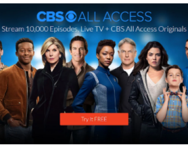 Get 1-Month FREE of CBS All Access!