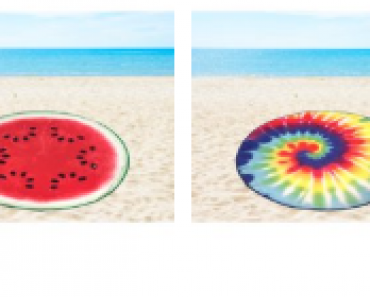 Mainstays Round Beach Towels Only $7.98!