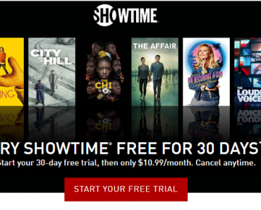 FREE 30 Day Showtime Trial from Amazon!