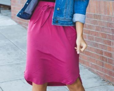 Solid Color Weekend Skirt – Only $13.99!