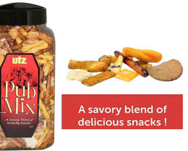 Utz Pub Mix – 44 Ounce Barrel – Savory Snack Mix Only $6.99 Shipped! Great Reviews!