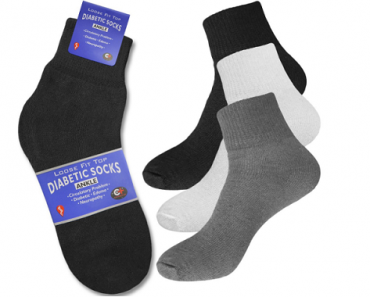 Diabetic Crew Circulatory Cotton Socks for Women or Men (6 Pack) Only $11.99 Shipped!