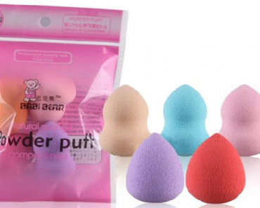 Pro Beauty Makeup Blenders  (5 Pieces) Only $9.49 Shipped!