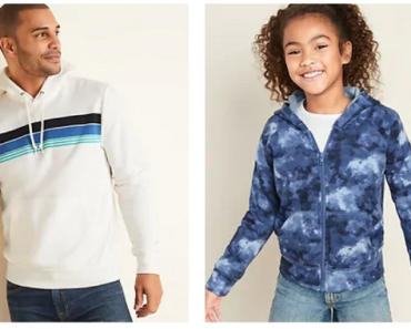 Old Navy: Sweatshirts & Hoodies for the Family Only $10 Each! Today Only!