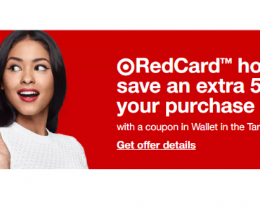 Target RedCard Holders: Take an Extra 5% off Your Purchase!