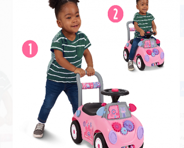Pink Radio Flyer, Creativity Car, Ride-on and Child Push Walker for Only $23.07! (Reg. $40)