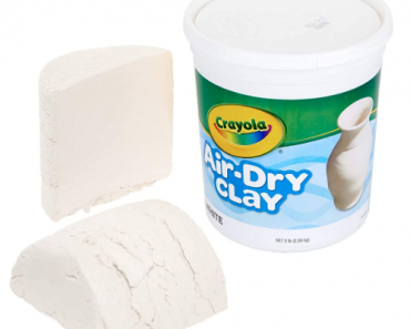 Crayola White Air Dry Clay – 5 lb Bucket Only $ 9.44!!