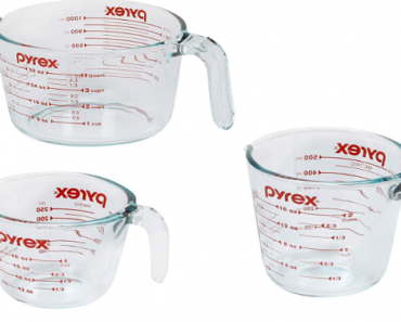 Pyrex 3 Piece Measuring Cup Set Only $11.59!!