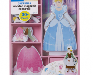 Melissa & Doug Disney Cinderella Magnetic Dress-Up Wooden Doll Play Set Only $7!!