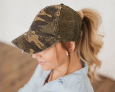 Perfect Fit Messy Bun Hat (Multiple Colors) Only $14.99! (Reg. $32.99)