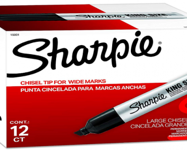 Sharpie King Size Chisel Tip 12 Count Permanent Markers for Only $9.92! (Reg. $25)