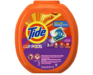 Tide PODS 3 in 1 HE Turbo Laundry Detergent Pacs, Spring Meadow, 81 Count Tub – Just $11.97! New $15 off $50 Promo!