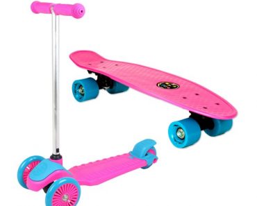 Maui and Sons Mini Sharkman Scooter & Skateboard Combo Set Only $24.88! (Reg $48.95)