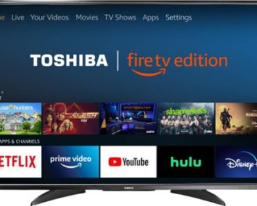 Toshiba 55” LED 2160p Smart 4K UHD TV with HDR and Fire TV Edition – Just $299.99!