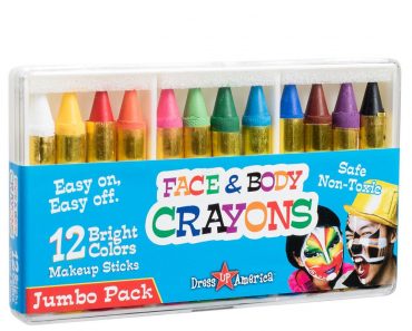 12 Color Face Paint Crayons – Just $7.98!