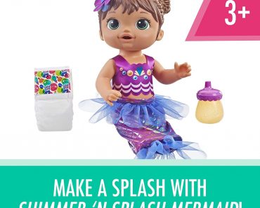 Baby Alive Shimmer N Splash Mermaid Only $11.97!