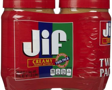 Jif Creamy Peanut Butter, 40 Ounces (Pack of 2) – Only $10.20!