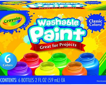 Crayola Washable Kids Paint, 6 Count – Only $6.82!