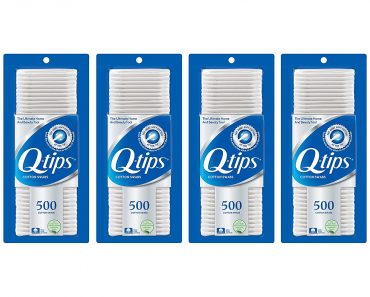 Q-tips Swabs Cotton, 500 Count (Pack of 4)—$8.16!