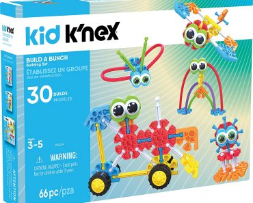 KID K’NEX Build A Bunch Set, 66 Pieces – Only $16.57!