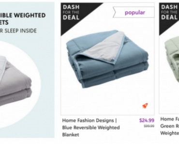 Zulily: $24.99 Weighted Blankets Today Only! (Reg. $99.99)