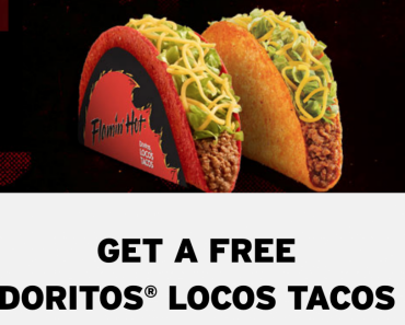 FREE Doritos Locos Tacos Today Only At Taco Bell!