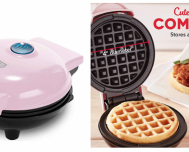 Dash Mini Maker: The Mini Waffle Maker Machine for Individual Waffles Just $12.87!