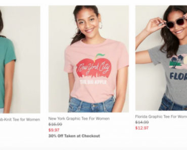 Additional 30% Off At Old Navy! Including Clearance!