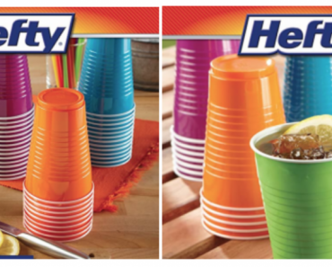 Hefty Disposable Plastic Cups in Assorted Colors – 16 Oz, 100-Count $6.94 Shipped!