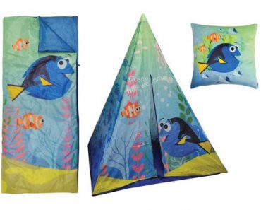 Disney Finding Dory Teepee Play Tent and Slumber Bag with Bonus Pillow ONLY $19.98!